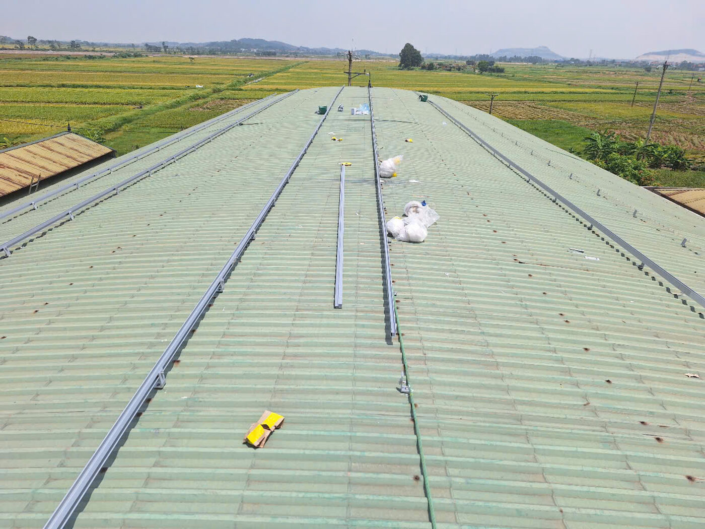 Rooftop installation at Viet Yen water plant – a PNE project